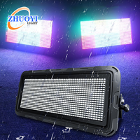 Projecteur stroboscopique LED matriciel en aluminium 350W étanche IP65, 24 segments, 1344 LED RGB 5050, contrôle DMX, IRC 90, 6000K