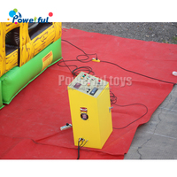 Taureau mécanique gonflable rodéo de 5M de diamètre, vert ride taureau mécanique rodéo mécanique