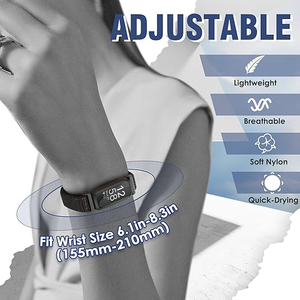 Vente directe d'usine, sangles <span class=keywords><strong>en</strong></span> nylon pour <span class=keywords><strong>Fitbit</strong></span> Inspire 3/Inspire 2/Inspire HR/Inspire/<span class=keywords><strong>Fitbit</strong></span> Ace 3/Ace 2, sangle pour femmes, hommes, enfants - Product Image 3