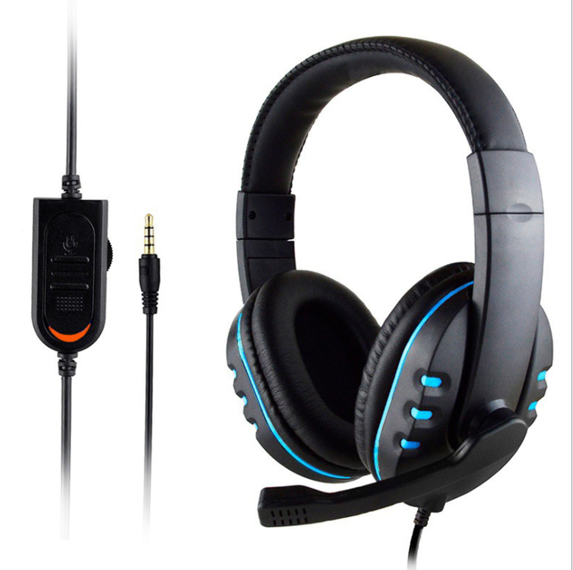 7260 Stereo Wired Gaming Headsets Headphones with Mic for PS4 Sony PlayStation 4 / PC Games Headset Earphone