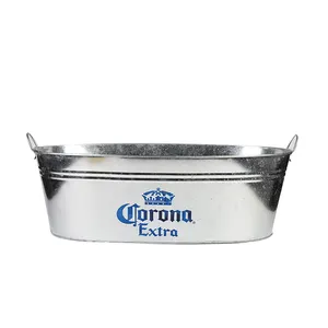 Hielera Ovalada Grande Galvanizada Personalizada, Contáctenos para Obtener el <span class=keywords><strong>Precio</strong></span> de Fábrica - Product Image 1