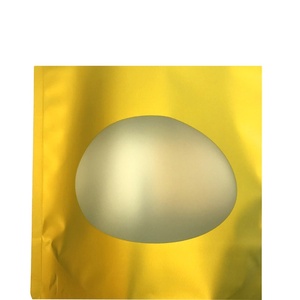 Bolsas de Embalaje de Alimentos Personalizadas al por Mayor, Varios Tamaños, a Prueba de Olores, de Papel de Aluminio Resellables, con <span class=keywords><strong>Ventana</strong></span> Ovalada - Product Image 2