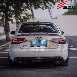 Diffuseur en fibre de carbone de style A4 S4 KB pour <span class=keywords><strong>Audi</strong></span> B8.5, diffuseur arrière, lèvre arrière, 2012-2015, lèvre de pare-chocs arrière, neuf, <span class=keywords><strong>prix</strong></span> d'usine - Product Image 6