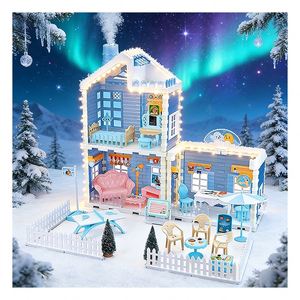 Casa de Muñecas para Juego de Roles, Villa de Juguete, Accesorios para Juego de Imitación, Casa de la Imaginación para Niños - Product Image 1