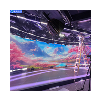 Écran LED fixe tout-en-un pour intérieur avec processeur intégré, mur vidéo HD pour bureau d'entreprise, salle de réunion, magasin de détail