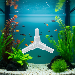 Tube en plastique en forme de Y pour accessoires d'aquarium - Product Image 2