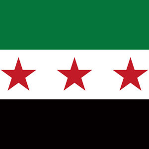 Фабрика, оптовая продажа, сирийский настольный флаг, полиэфирный материал, офисное настольное украшение, АБС, пластиковая основа, плюс флагшток - Product Image 4