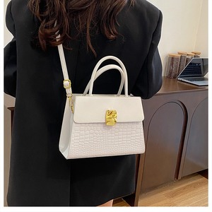 Bolsos de Mano para Mujer con Estampado de Cocodrilo, Otoño 2024, Bolsos Cruzados Grandes con Cierre, Bolsos de Moda para Mujer, Sin Reseñas - Product Image 2
