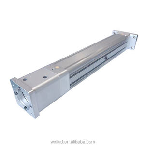 צילינדר בוכנה חשמלי קל משקל LIND LOE63 100 מ\\\"מ (אלומיניום) למכונת הדבקה, לוגיסטיקה, מיון, מיטה רפואית - Product Image 1