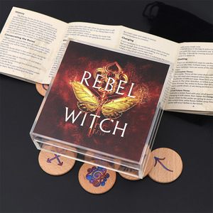 Nouvel ensemble de symboles runiques, runes vikings, kit de pierres runiques, runes de sorcière, ensemble de divination pour la méditation, fournitures d'autel de divination - Product Image 6
