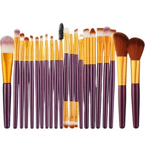 MAANGE-brochas de maquillaje profesionales, mango de plástico, 10 colores personalizados, venta al por mayor, cosméticos, juego de brochas de maquillaje - Product Image 4