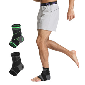 Compression Cheville Soutien Brace Élastique Gym <span class=keywords><strong>Accessoire</strong></span> avec Sangles pour Exercice Fitness Athlétique Cheville Protecteur # AH-07 - Product Image 1