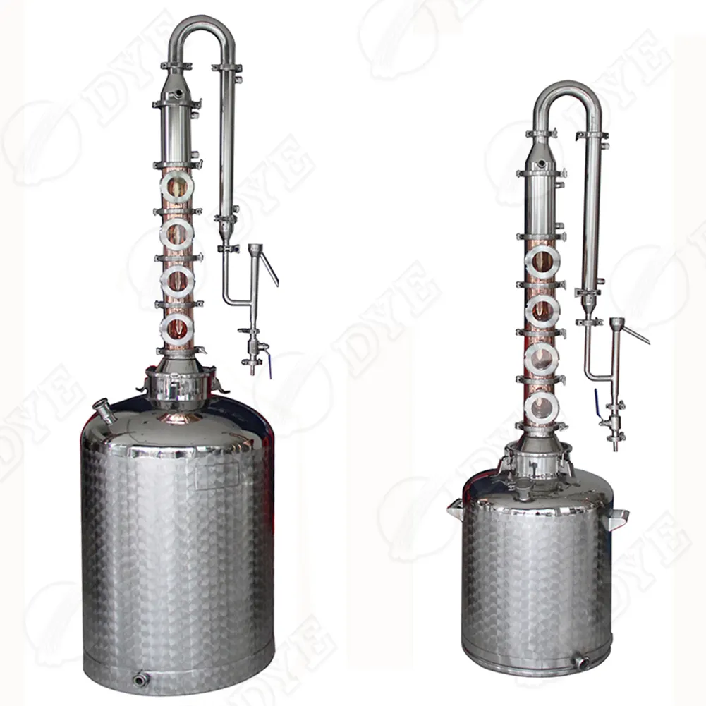 30l 50l 100l 200l distillateur d'alcool domestique/petit équipement de distillation/distillerie d'alcool à vendre