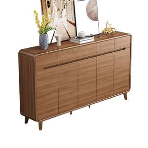 Meuble à chaussures en bois massif, unité de rangement pour entrée, usage domestique, montage mural, balcon extérieur - Product Image 3