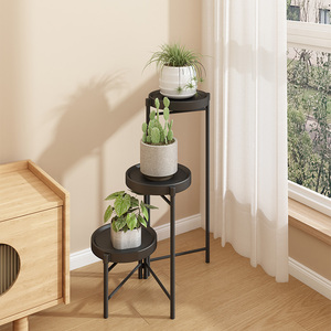 Nuevo hogar <span class=keywords><strong>apartamento</strong></span> 3-4 niveles Metal maceta decoración soporte blanco negro pantalla para balcón decoración polvo recubierto de hierro - Product Image 4