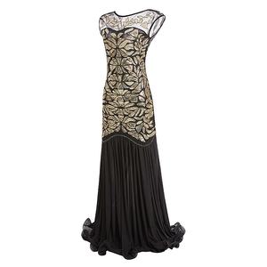 Disfraz de los Años 20, Talla S-XL, Vestido Largo de Noche con Lentejuelas Negras para Mujer, Estilo Gatsby, para Fiesta, Baile de Graduación, Cosplay - Product Image 2
