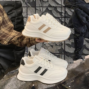 รองเท้ากีฬาผู้หญิงแบบผูกเชือก แฟชั่นทันสมัย สไตล์เยอรมัน พื้นยาง PU ใส่ได้ทุกฤดู เหมาะสำหรับวิ่งและใส่ลำลอง - Product Image 3