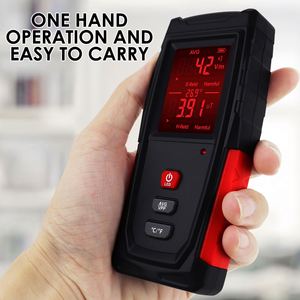 เครื่องวัดรังสีดิจิตอล เครื่องทดสอบ EMF สำหรับสนามไฟฟ้าและสนามแม่เหล็ก หน้าจอสี ฟังก์ชั่นล็อคข้อมูล ฟังก์ชั่นสัญญาณเตือน หน่วยที่สามารถสลับได้ - Product Image 6