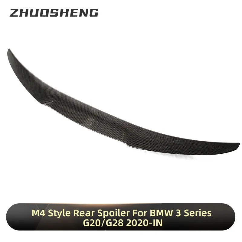 Koolstofvezel Look M4 Stijl Achterspoiler Achterste Kofferbak Achtervleugel Boot Spoiler Ducktail Spoiler Voor Bmw 3 Serie G20