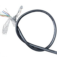 Câble réseau Cat5e d'usine, 24AWG, cuivre massif, 4 paires, câble Ethernet blindé pour la communication de données et l'internet