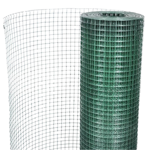 <span class=keywords><strong>Grillage</strong></span> soudé en fer galvanisé enduit de PVC robuste, vert, anti-rouille, à mailles carrées, pour clôture de jardin, ferme et construction - Product Image 2