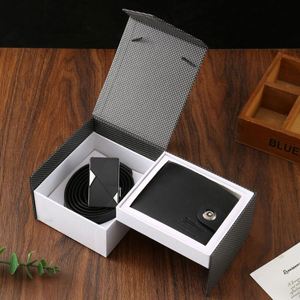 Mens Wallet Belt Gift Set Christmas <b>Valentine</b> Day Present for Husband Business Souvenir - Product Image 2