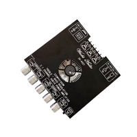 Module d'amplificateur de puissance numérique 2.1 canaux ZK-AS21 TPA3255 avec réglage des aigus et des graves, subwoofer 220WX2+350W