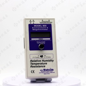 Medidor de Resistencia ACL Staticide Modelo 800 Megohmímetro 500V con Pantalla Digital, Medidor de Humedad Relativa y Temperatura, Hecho en EE. UU. - Product Image 1