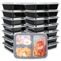 Food Storage Containers, Compartment Take Out Containers .Reusable  Plastic,With Lids Disposable Take Out Containers Lunch Box Microwavable  Supplies Wx9 316;3 Or 4 Compartment From Starhui, $0.9