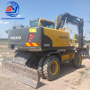 Excavadoras de ruedas Volvo EW145B usadas de 14 toneladas, de bajo consumo y construcción robusta. Excavadora original de segunda mano Volvo EW145. - Product Image 2