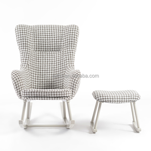 Fauteuil à bascule rembourré pour bébé, idéal pour l'alimentation et la récupération post-partum de la maman - Product Image 2