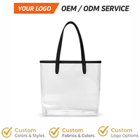 Sac de transport transparent pour animaux de compagnie OEM ODM Easy Wipe, grand sac fourre-tout transparent pour chien, sac à bandoulière confortable pour promener les animaux, pour commandes en gros