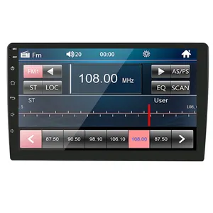 Android 2 + 32GB 1 + 16GB monitor mobil, monitor stereo radio layar sentuh dengan bluetooth