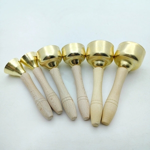 Cloche à main en cuivre pour la vente en gros, instrument de percussion Orff pour l'éducation précoce des enfants - Product Image 2