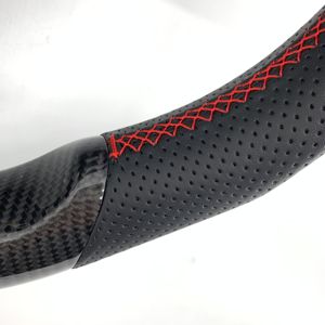 CCExcellent Personnalisé pour 7thgen Accord Coupé Gen 1tsx Style Sport Volant de Luxe en Fiber de Carbone avec Cuir Perforé - Product Image 6