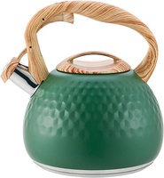 Bouilloire à thé sifflant et eau 3,0 L Nouveau design Bouilloire à eau bouillante Cuisinière à induction à gaz Matériau en acier inoxydable 304/201