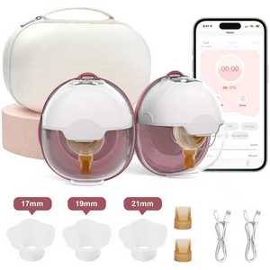 <span class=keywords><strong>Tire</strong></span>-<span class=keywords><strong>lait</strong></span> électrique mains libres entièrement automatique, collecteur de <span class=keywords><strong>lait</strong></span> portable en silicone et PP, invisible pour l'alimentation du bébé - Product Image 2