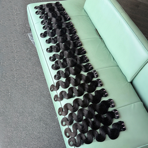 ผมต่อแบบ Body Wave แท้ 100% ผมเวอร์จินดิบจากเวียดนาม ขนาด 10-24 นิ้ว หนาแน่น สีดำธรรมชาติ สำหรับผู้หญิง - Product Image 1