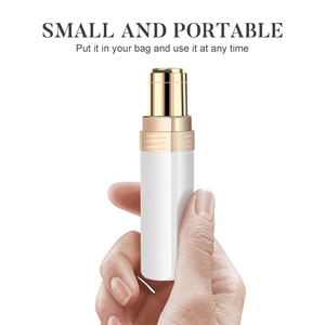 Épilateur électrique pour femmes plaqué or 18 carats, sans douleur, en forme de rouge à lèvres - Product Image 3