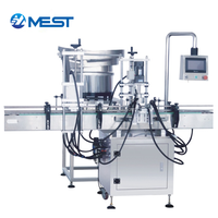 Máquina Llenadora y Tapadora de Botellas Pequeñas Totalmente Automática para Líquidos, Jugos de Frutas, Bebidas, Agua, Aceite y Vino
