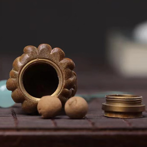 Sandalwood Carved Tara Pendant 2.5cm Chinese Style Keychain Mobile Phone Decoration <b>Ornament</b> Gift - Product Image 4