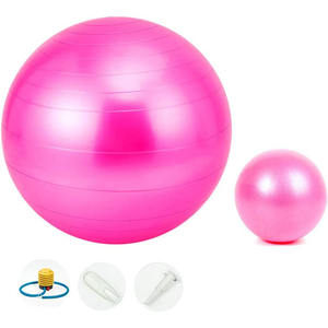 <span class=keywords><strong>Pelota</strong></span> de entrenamiento de gimnasio en casa de PVC de 25cm, <span class=keywords><strong>pelota</strong></span> de Yoga, <span class=keywords><strong>asiento</strong></span> de equilibrio de estabilidad para Abs, embarazo, alivio del dolor de espalda con bomba - Product Image 6