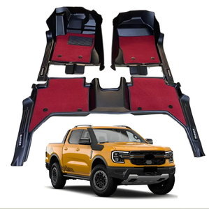 แผ่นรองพื้นรถยนต์แบบกันน้ำ 5D TPE พลาสติกสีดำ สำหรับ<span class=keywords><strong>รถ</strong></span>กระบะ ขายส่ง สำหรับรุ่น RANGER ปี 2023 - Product Image 1