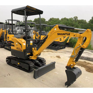 Shantui SE17SR มินิขุด-ศูนย์หางแกว่งกับแทร็คยางสำหรับภูมิทัศน์และพื้นที่แคบ - Product Image 1