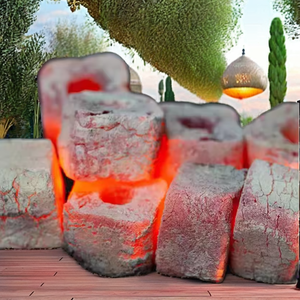 Chất Lượng Cao Lijiu ES-36 Khối U Hình Dạng Tre Than Hoạt Tính Hookah-Bán Buôn Thân Thiện 95% Tro Nội Dung Và Độ Ẩm Thấp - Product Image 3