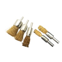 Disques de roue en acier inoxydable, 2 pièces, en forme de stylo, pour outil rotatif Dremel, roue de polissage, pour enlever la rouille