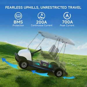 HULK all'ingrosso LiFePO4 Golf Cart batteria 36V-72V 50-200Ah 4000-ciclo di vita garanzia di 5 anni per carrelli 2-8 posti - Product Image 3