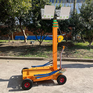 Torre de Iluminación LED de 1000W en Oferta, Generador Portátil de Diésel/Gasolina con Carro y Carretilla - Product Image 3