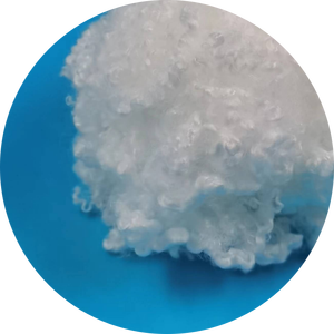 Fibre d'aérogel brute blanche 3D*64mm à prix abordable, matériau en fibre HC pour le rembourrage - Product Image 3