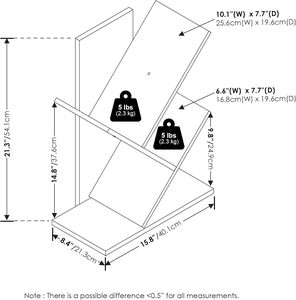 Luxury Assembly Tree Shaped <strong>Wooden</strong> <strong>Shelf</strong> for Book <strong>3</strong>-<strong>Tier</strong> Countertop Black Walnut Wood Tree Bookcase - Product Image 2